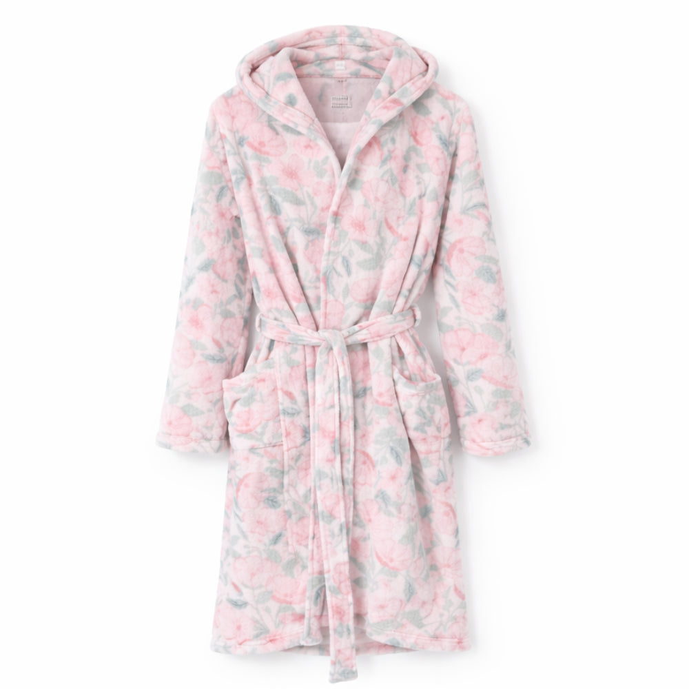 K&Co. Petal Series Printed Dressing Gown - Petal Series PINK