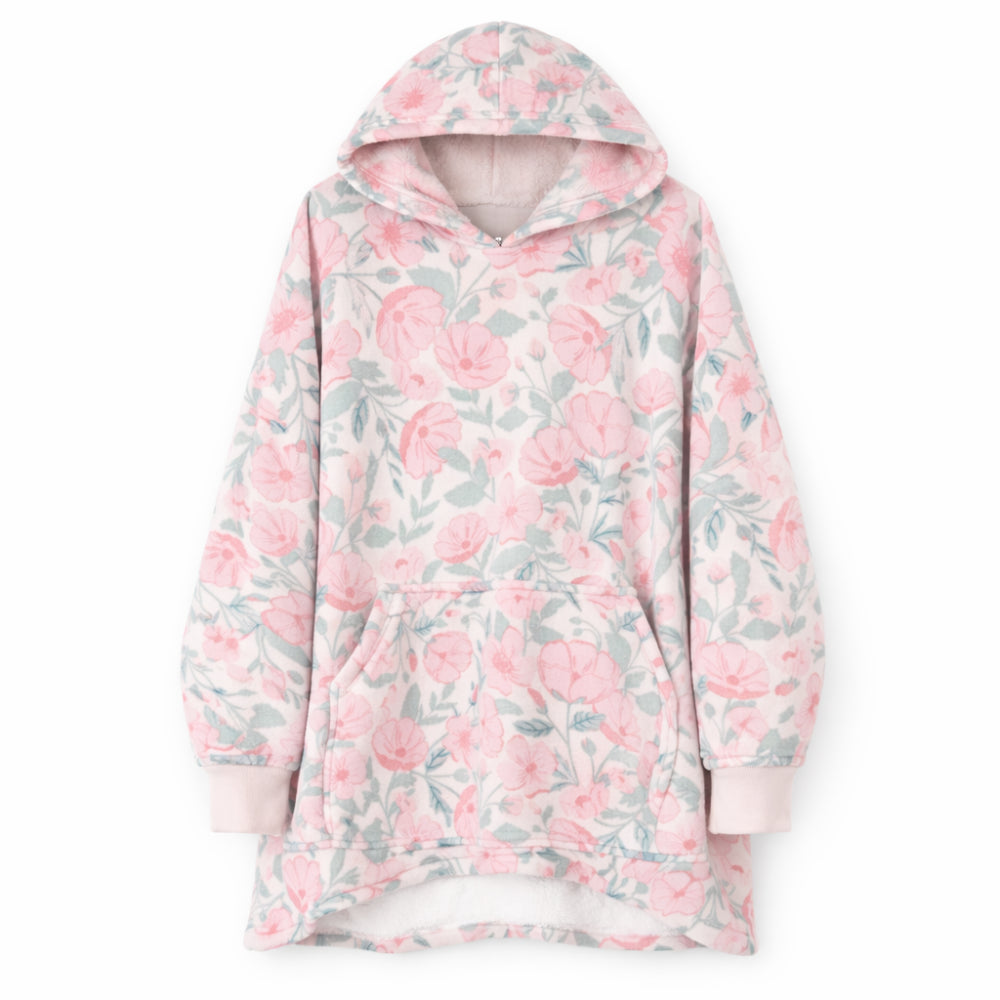 K&Co. Petal Series Hooded Blanket - Petal Series PINK
