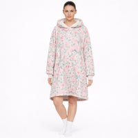 K&Co. Petal Series Hooded Blanket - Petal Series PINK