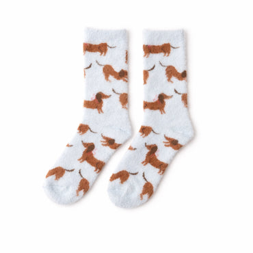 K&Co. Petal Series Bed Socks 2pk - HAPPY PUPS