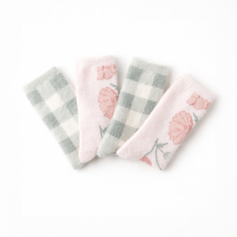K&Co. Petal Series Bed Socks 2pk - Petal Series