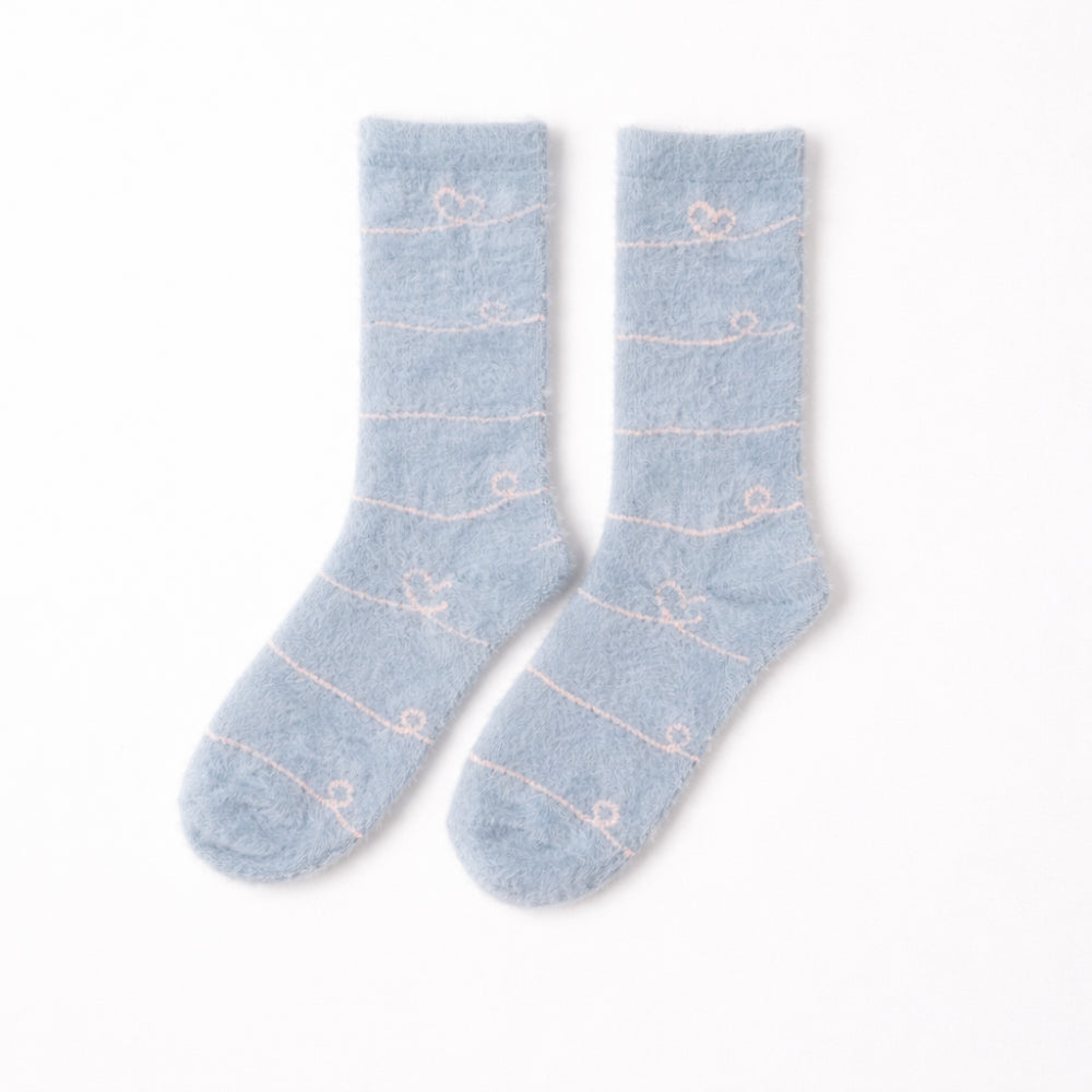 K&Co. Petal Series Bed Socks 2pk - LOVE TRAIL