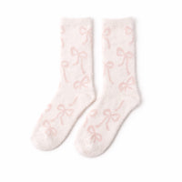 K&Co. Petal Series Bed Socks 2pk - PINK BOW
