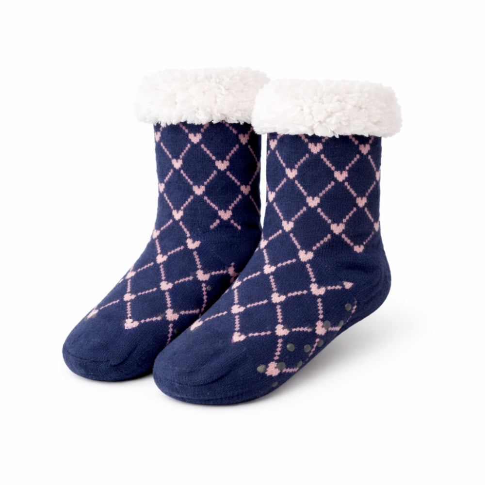 K&Co. Petal Series Slipper Socks - LOVE