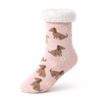 K&Co. Petal Series Slipper Socks - DAISY DOGS