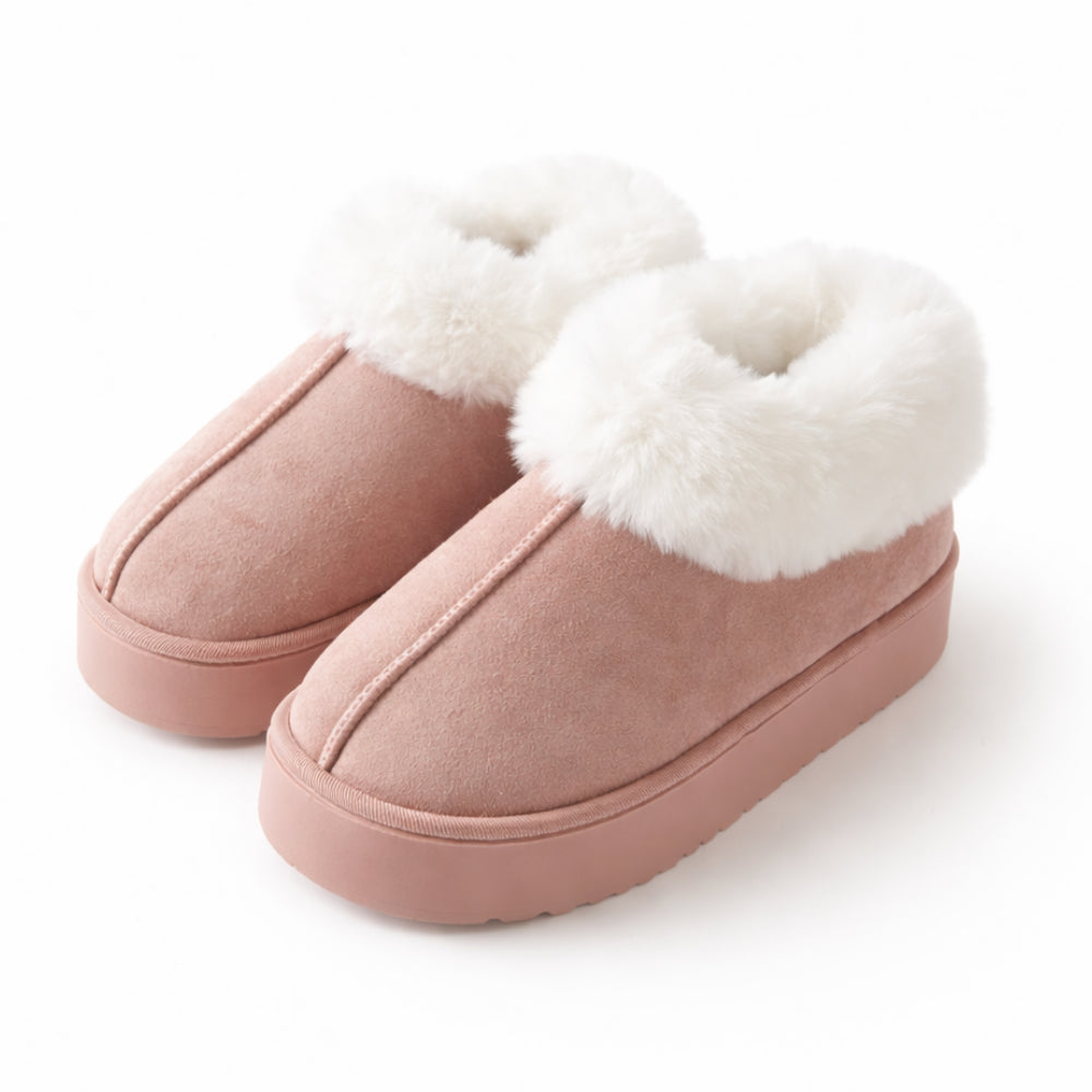 K&Co. Petal Series Ankle Slipper Boots - DUSTY PINK