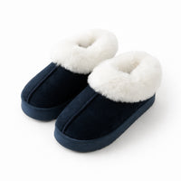 K&Co. Petal Series Ankle Slipper Boots - NAVY
