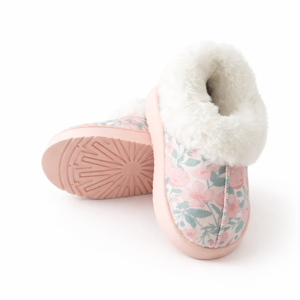 K&Co. Petal Series Ankle Slipper Boots - Petal Series PINK