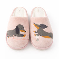 K&Co. Petal Series Novelty Slippers - HAPPY PUPS