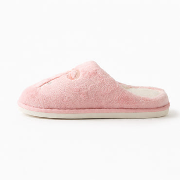 K&Co. Petal Series Novelty Slippers - PINK BOW