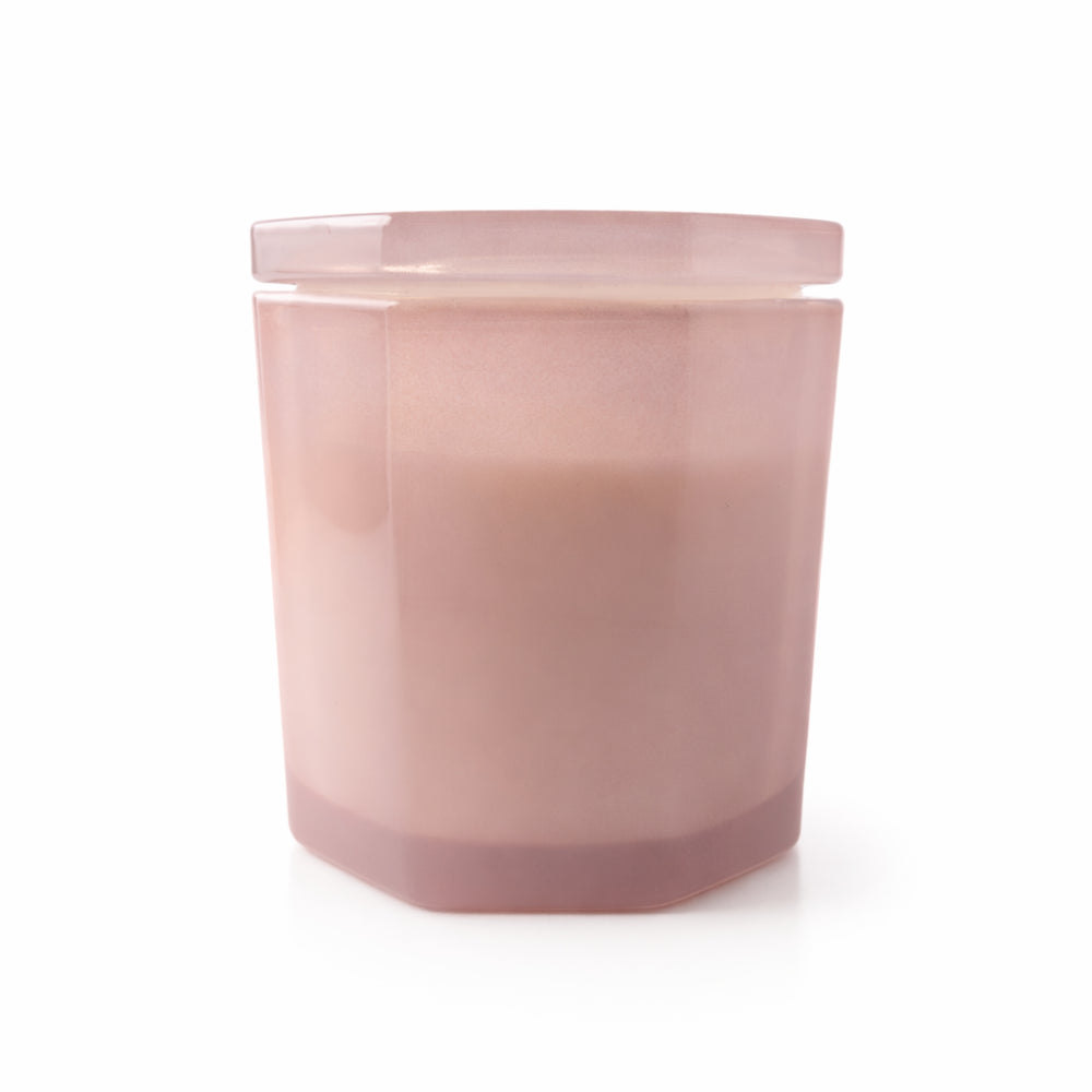 K&Co. Primrose Collection Glass Prism Candle - MUSK