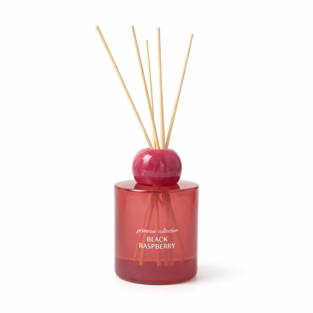 K&Co. Primrose Collection Glass Diffuser - BLACK RASPBERRY