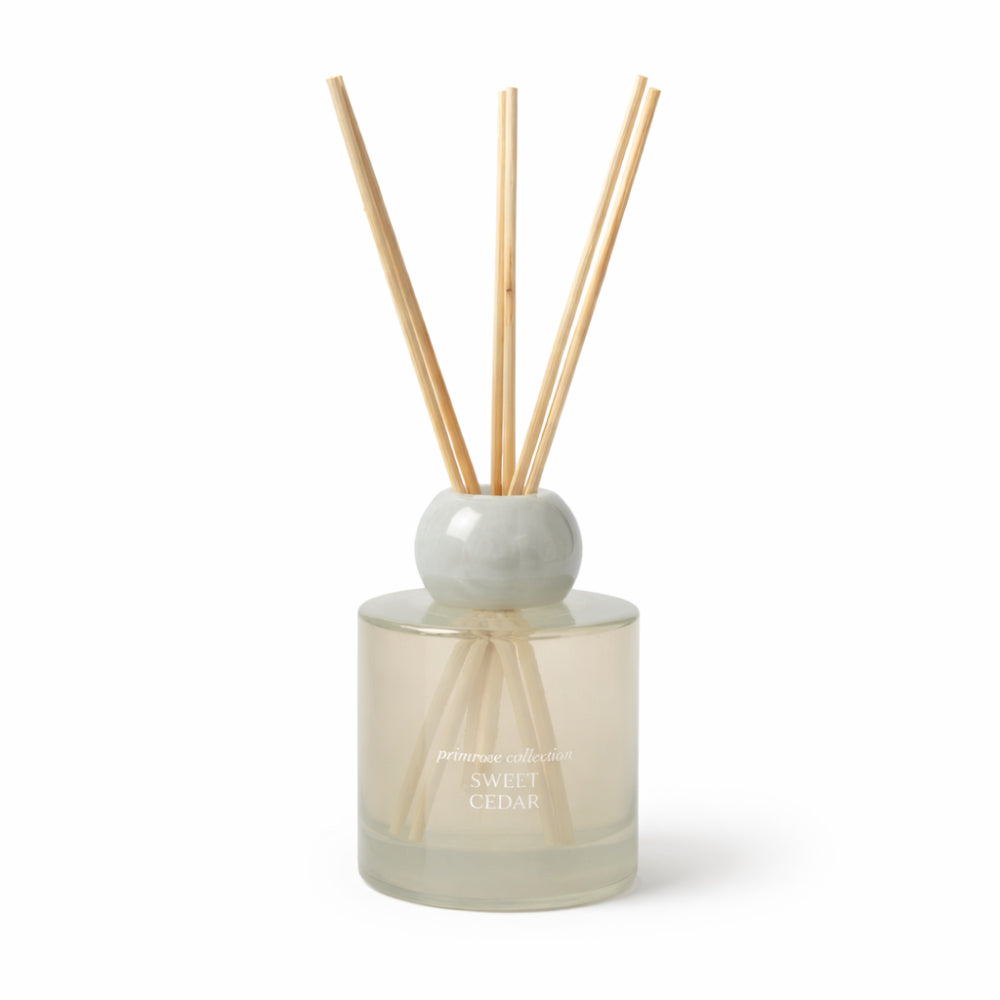 K&Co. Primrose Collection Glass Diffuser - SWEET CEDAR