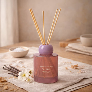 K&Co. Primrose Collection Glass Diffuser - SALTED VANILLA