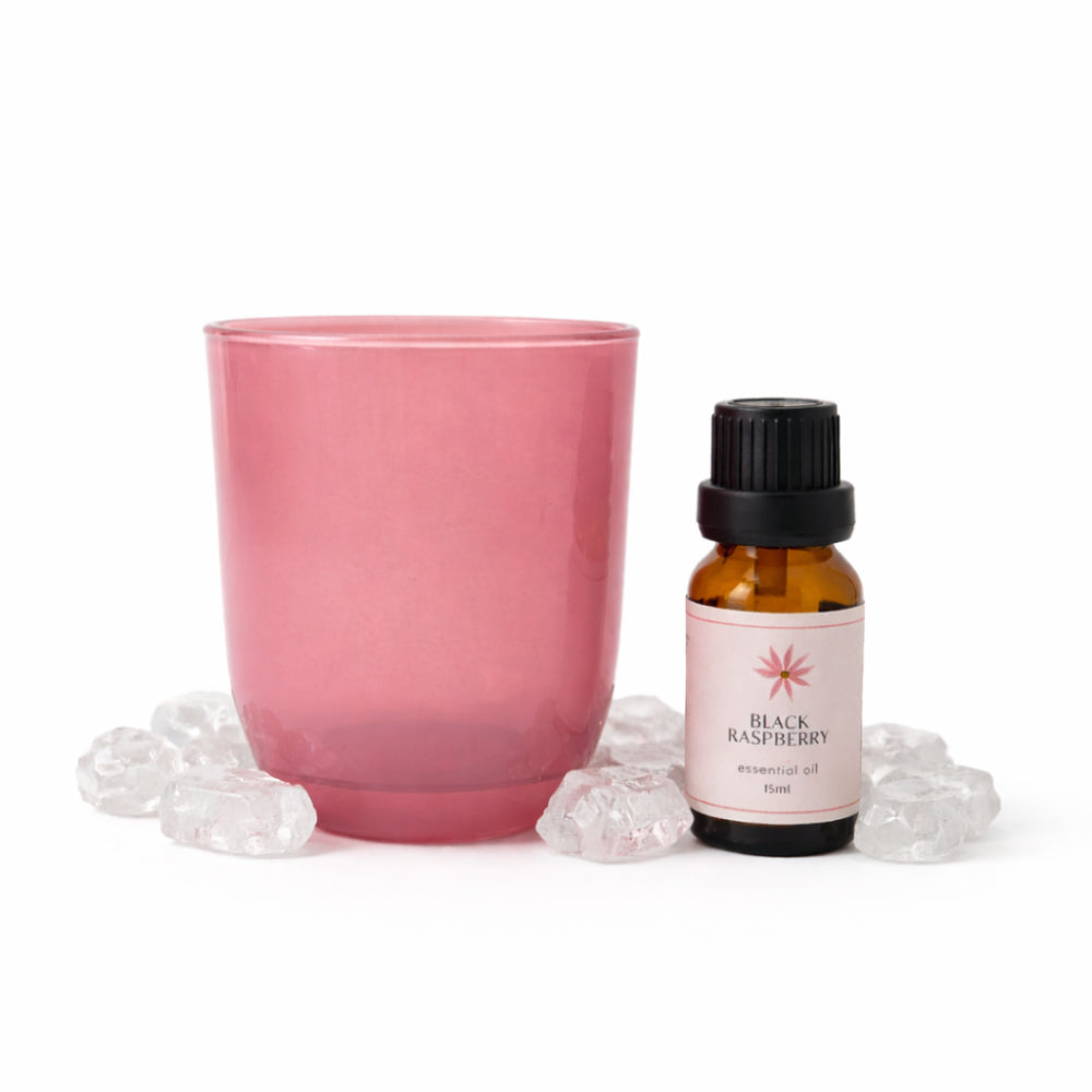 K&Co. Primrose Collection Home Fragrance Set - BLACK RASPBERRY