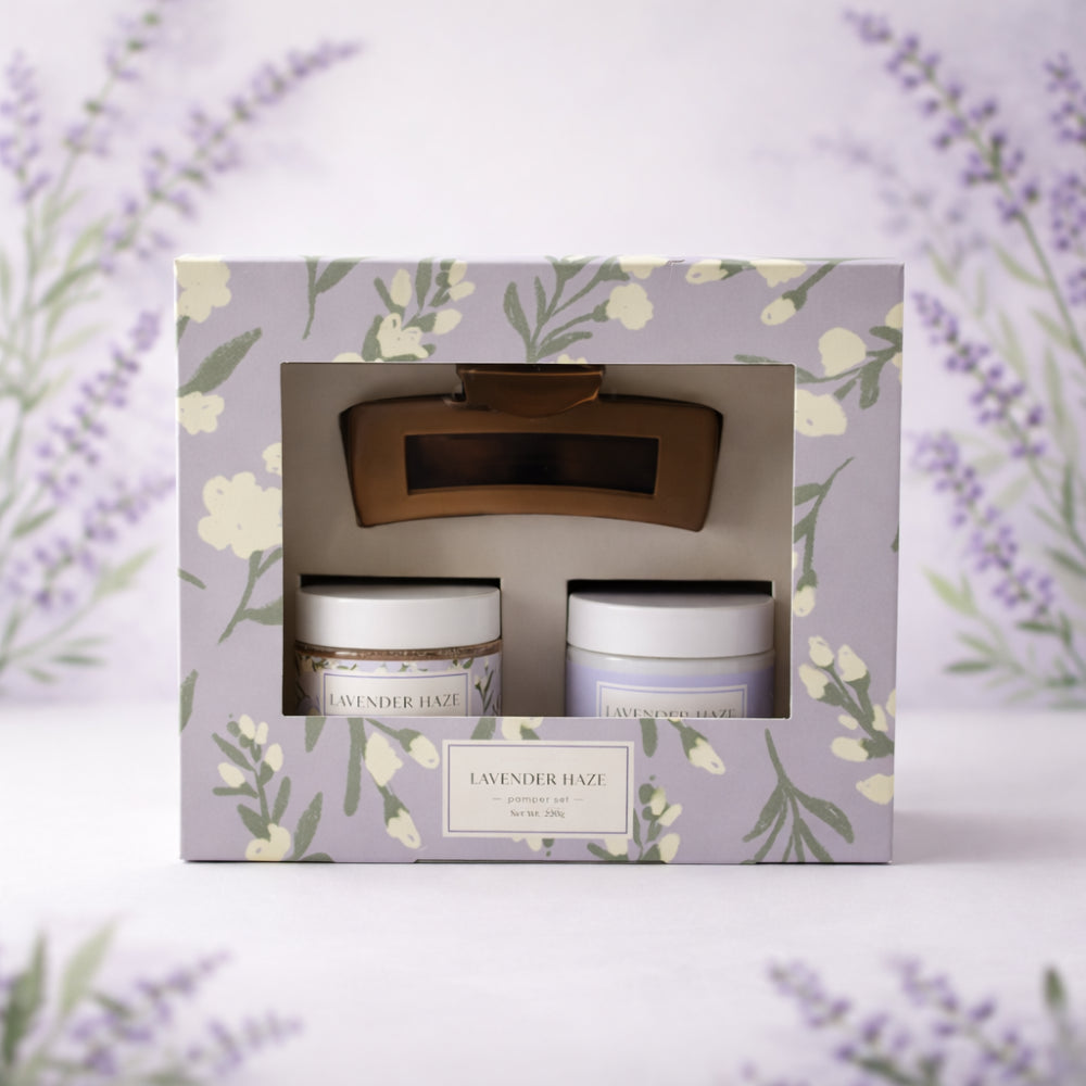 K&Co. Primrose Collection Pamper Set - LAVENDAR