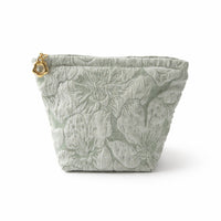 K&Co. Primrose Collection Jacquard Make Up Bag - SAGE