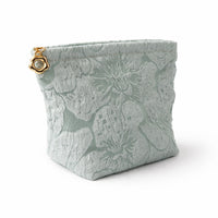 K&Co. Primrose Collection Jacquard Make Up Bag - SAGE