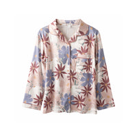 K&Co. Primrose Collection Long Satin Pyjama Set - PRIMROSE