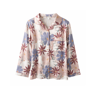 K&Co. Primrose Collection Long Satin Pyjama Set - PRIMROSE