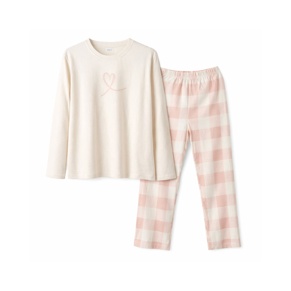 K&Co. Primrose Collection Jersey Pyjama Set - OATMEAL