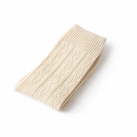 K&Co. Primrose Collection Cable Knit Socks - OATMEAL