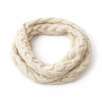 K&Co. Primrose Collection Cable Knit Snood - OATMEAL
