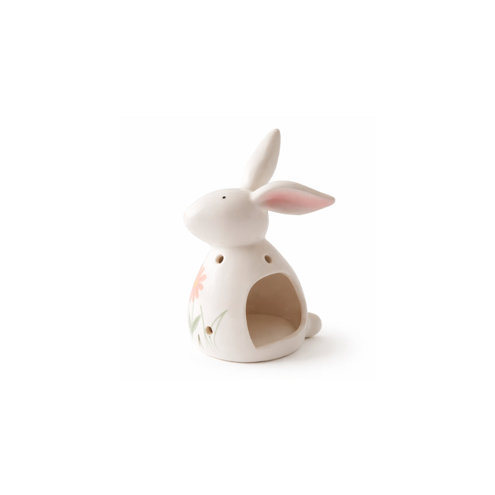 In Bloom Easter Ceramic Ornament Bunny - MEDIUM