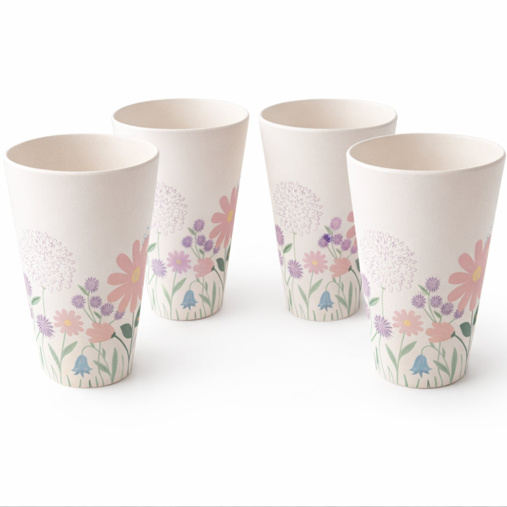 In Bloom Easter Bamboo Tumbler 4pk - PASTEL POSY