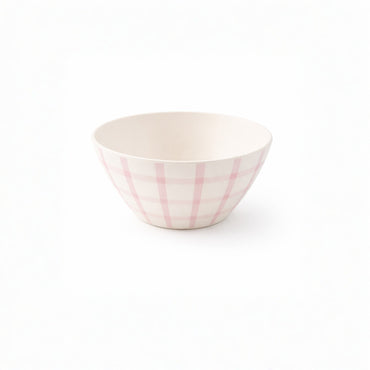 In Bloom Easter Bamboo Bowl 4pk - PINK GINGHAM