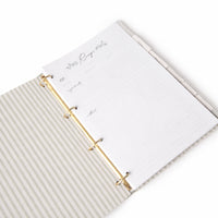 K&Co. Rhubarb Recipe Binder Large - BLOSSOM BUD