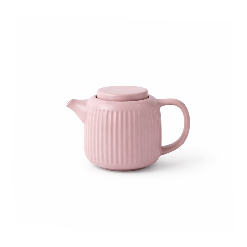 K&Co. Rhubarb Tea Pot - BLUSH