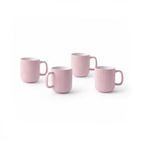 K&Co. Rhubarb 4pk Coffee Cup - BLUSH