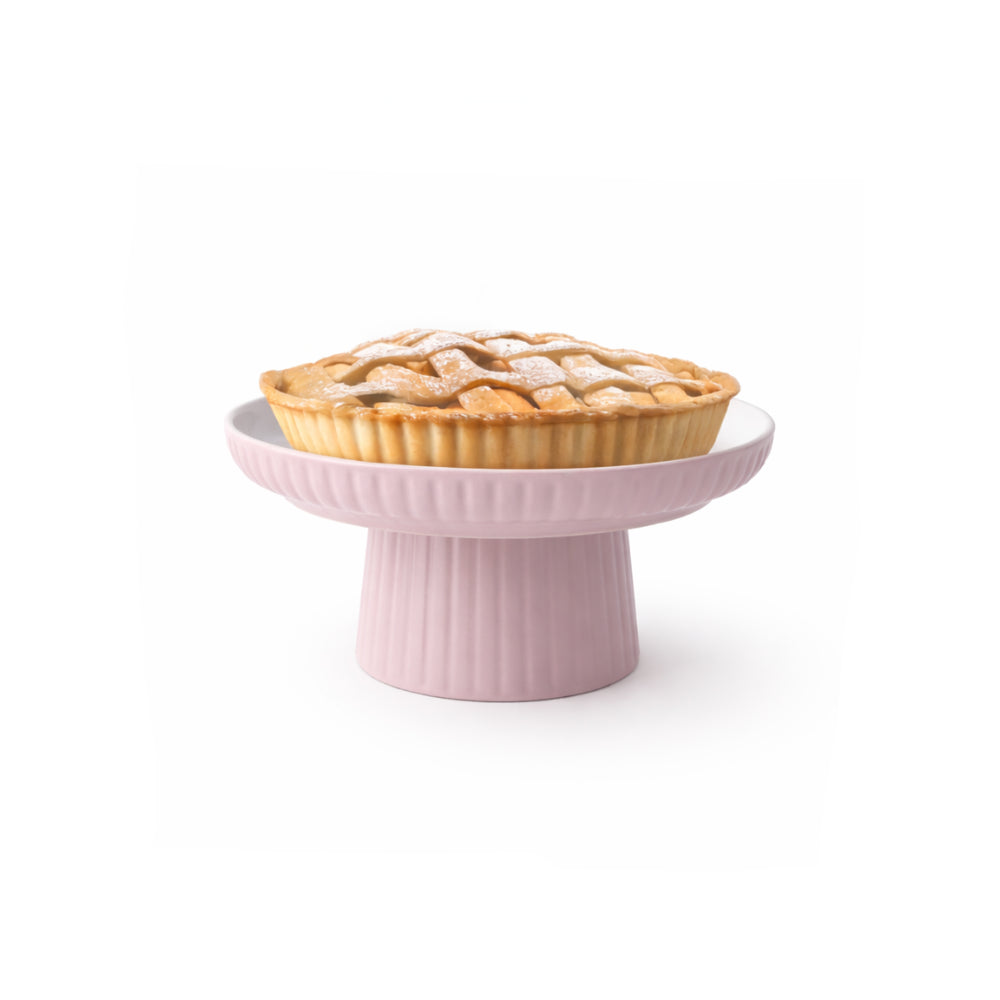 K&Co. Rhubarb Cake Stand Small  - BLUSH