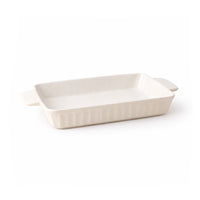 K&Co. Rhubarb Baking Dish Large - CREAM