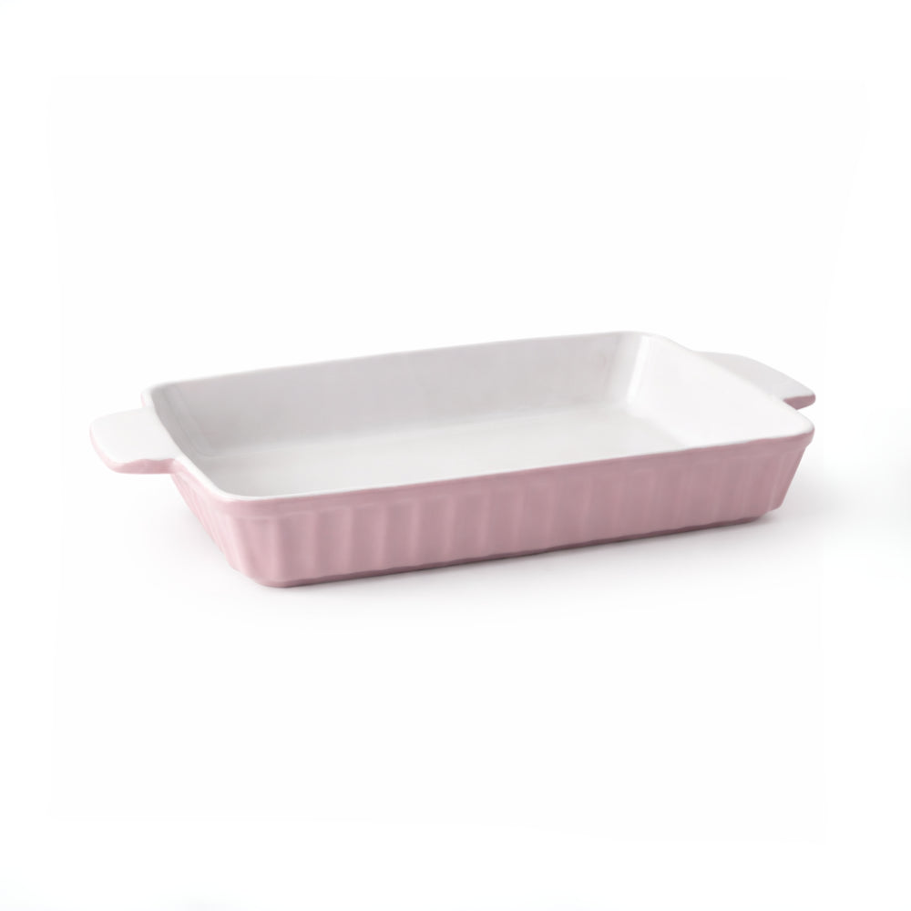 K&Co. Rhubarb Baking Dish Large - BLUSH