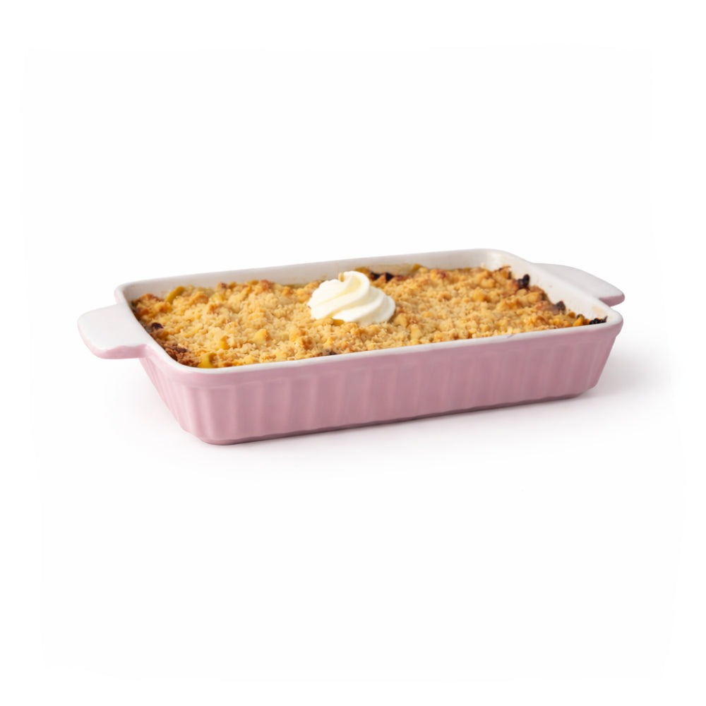 K&Co. Rhubarb Baking Dish Large - BLUSH
