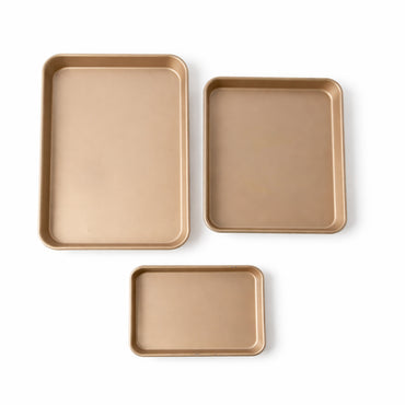 K&Co. Rhubarb Baking Tray 3pc Pack