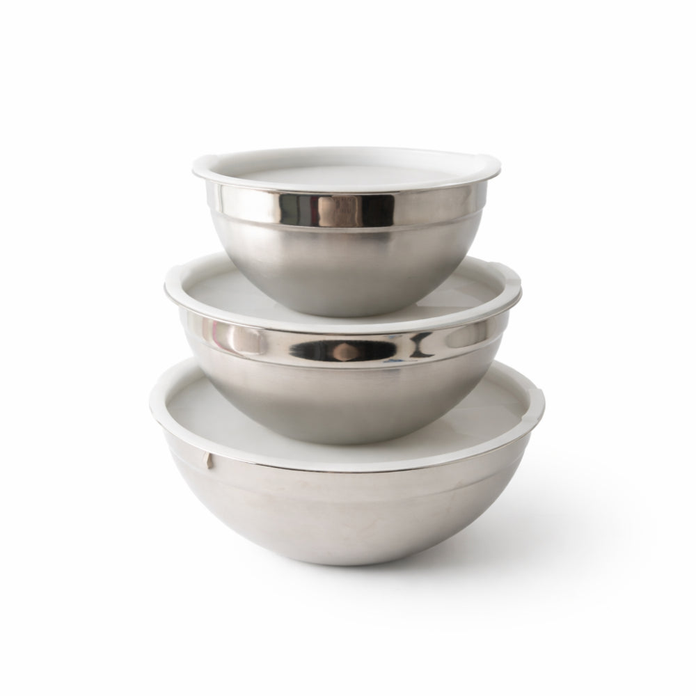 K&Co. Rhubarb Mixing Bowl 3pk