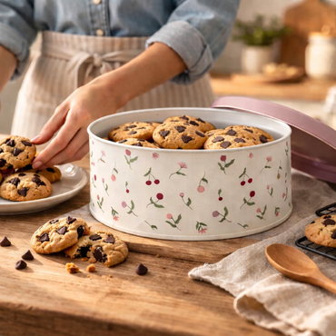 K&Co. Rhubarb Cookie Tin - BLOSSOM BUDS