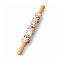 K&Co. Rhubarb Printed Rolling Pin - BERRIES & BLOOMS