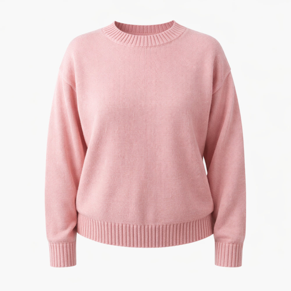 K&Co.Petal Series Knit Sweater - PINK MERLE