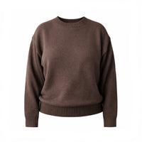 K&Co.Petal Series Knit Sweater - CHOCOLATE