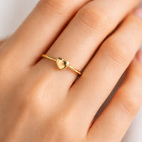 K&Co. Signature Jewellery Lia Heart Ring - GOLD