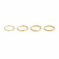 K&Co. Signature Jewellery Macy Ring Set - GOLD