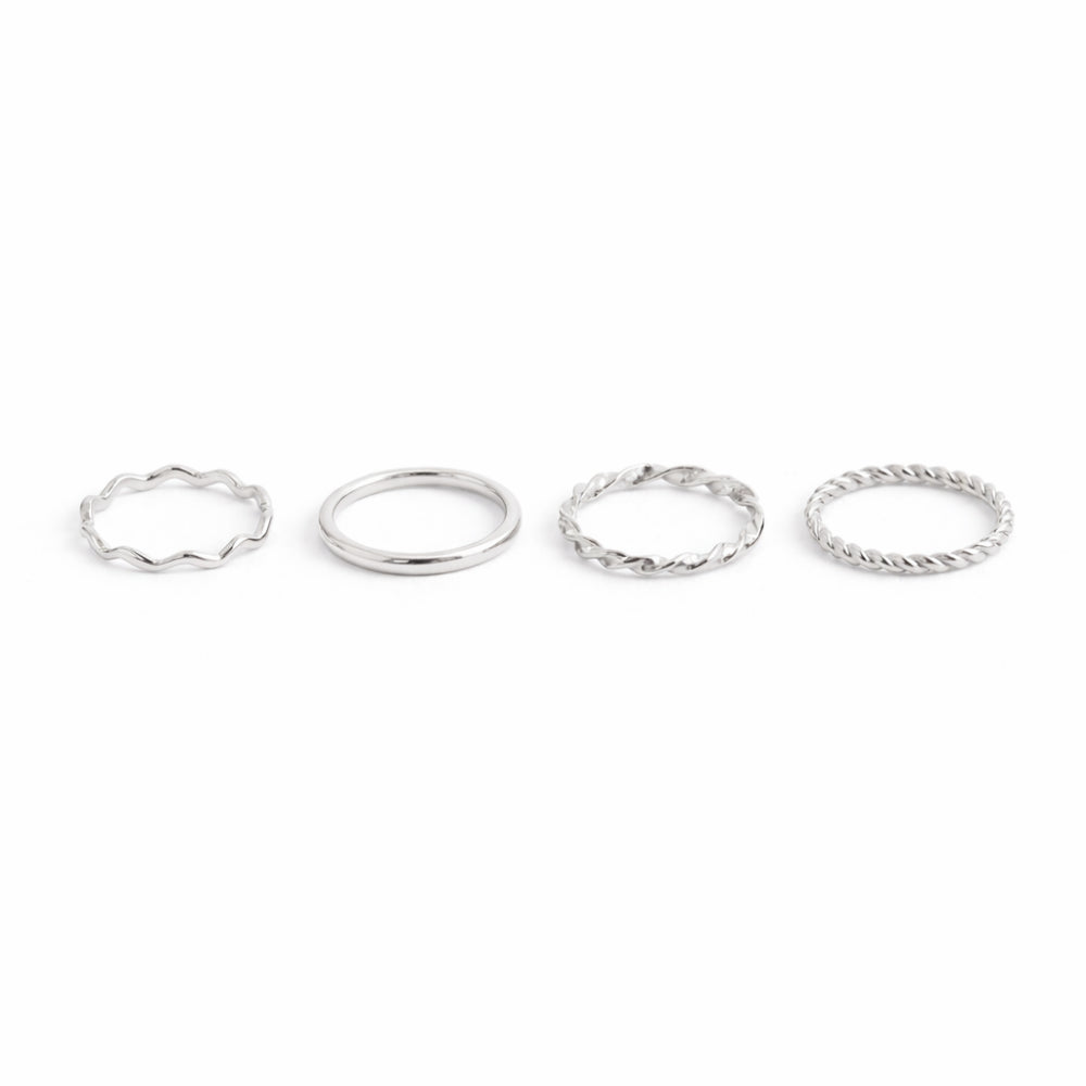 K&Co. Signature Jewellery Macy Ring Set - SILVER