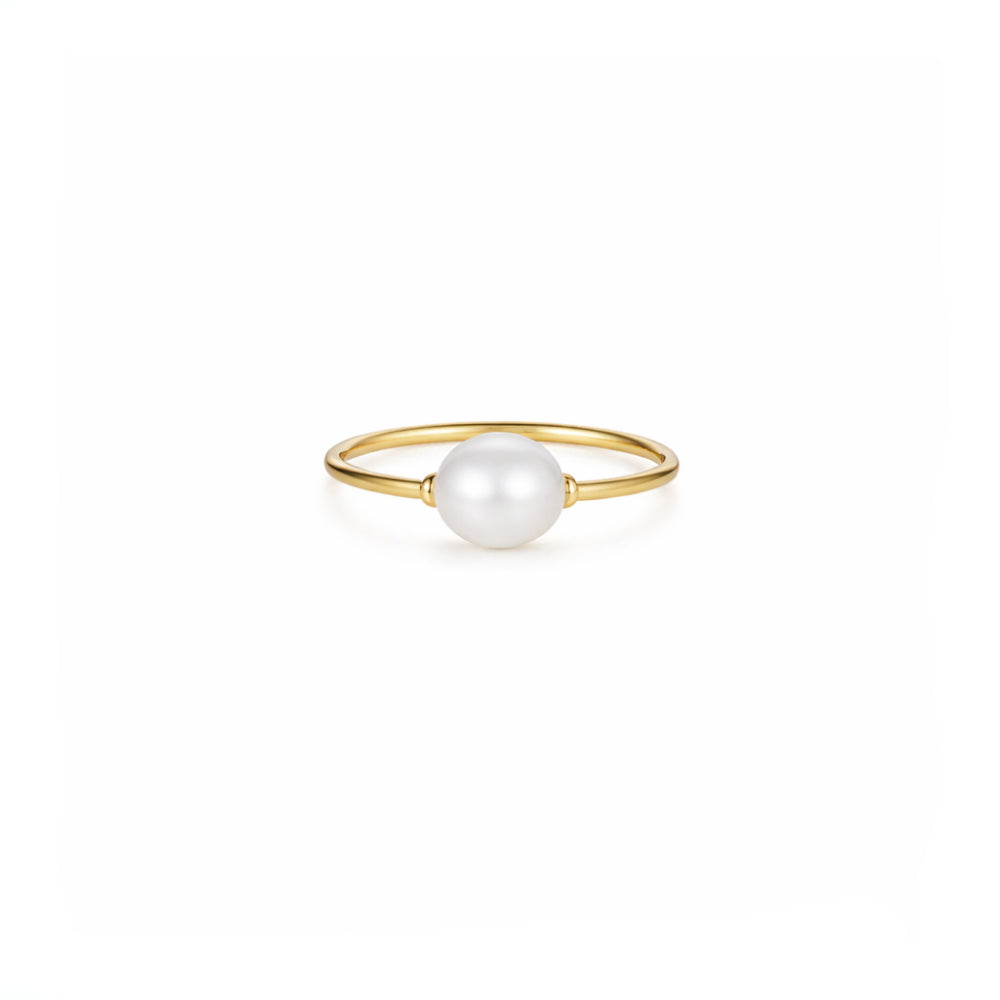 K&Co. Signature Jewellery Erin Pearl Ring - GOLD