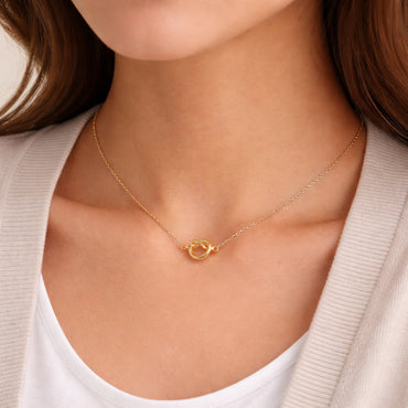 K&Co. Signature Jewellery Kiara Knot Necklace - GOLD