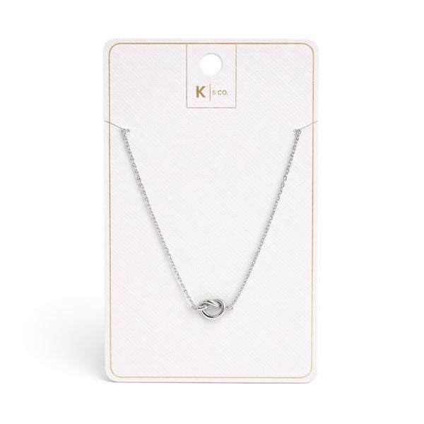 K&Co. Signature Jewellery Kiara Knot Necklace - SILVER – Kaisercraft