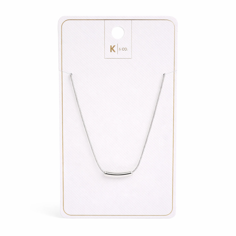 K&Co. Signature Jewellery Kenna Bead Necklace - SILVER